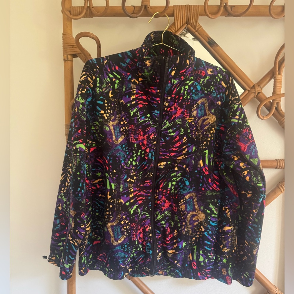 The Finals Vintage Neon Abstract Jacket